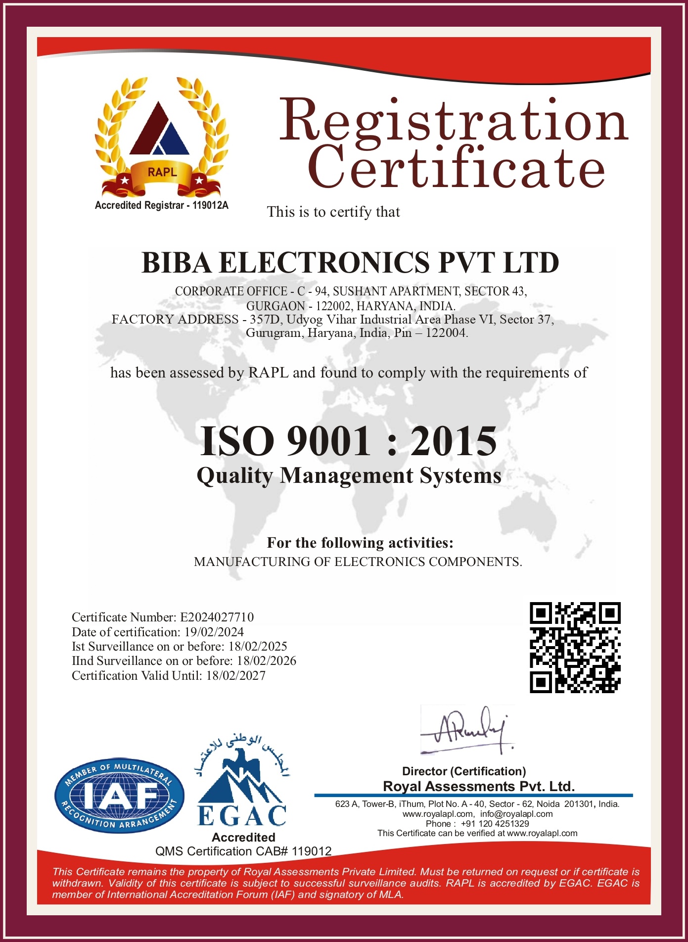 Certificate 2