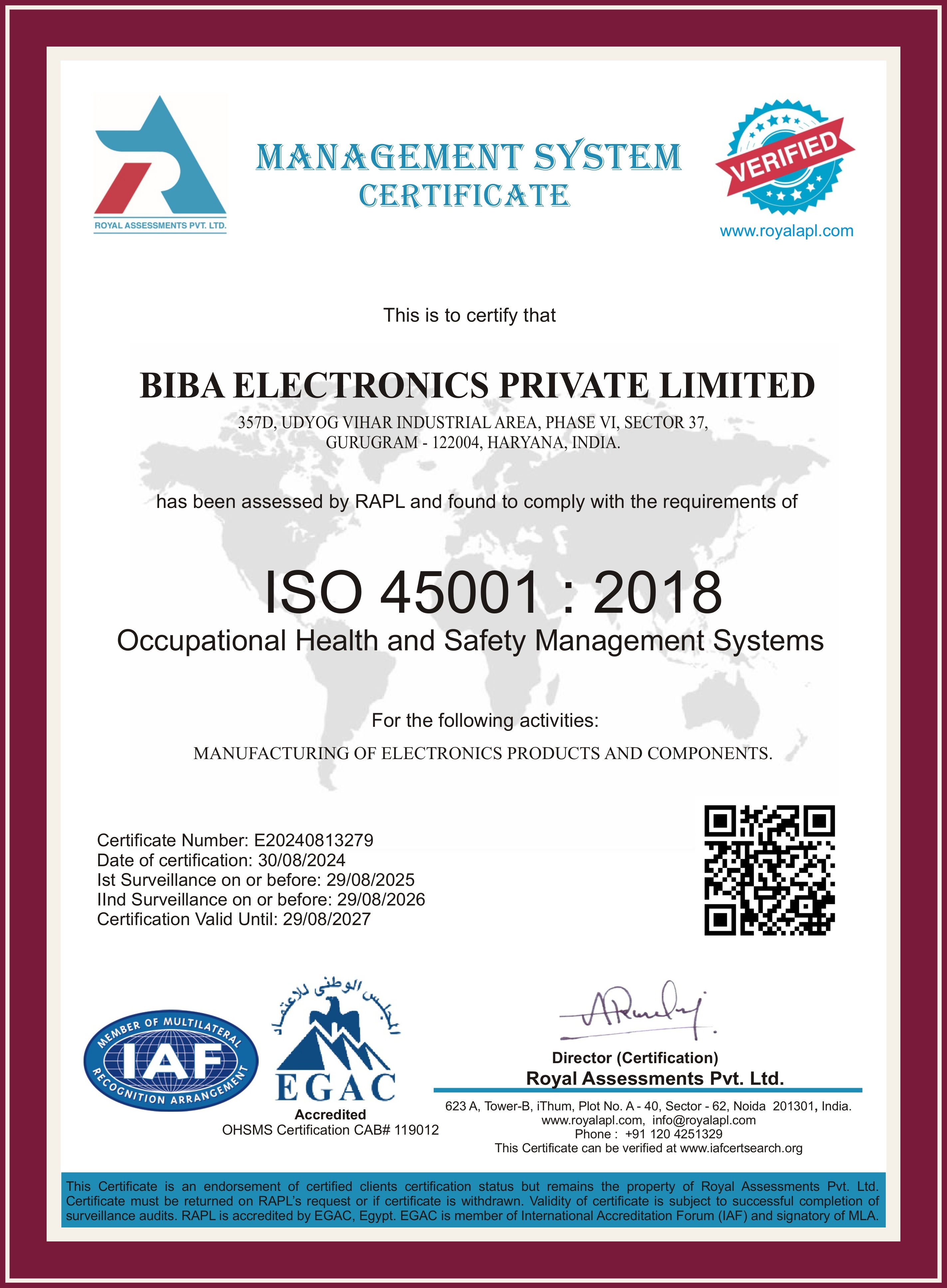 Certificate 5